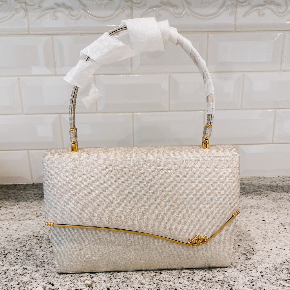 Chic Metallic Box Purse - So Beautiful!